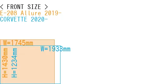 #E-208 Allure 2019- + CORVETTE 2020-